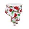 1.5" x 10yd Cardinal and Holly Berries Christmas Wired Ribbon - Festive Red, Green, and White Holiday Ribbon -RGE153027